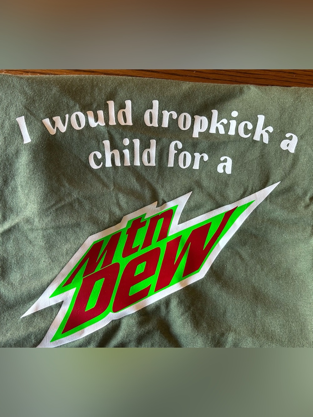Men’s Mountain Dew size xl